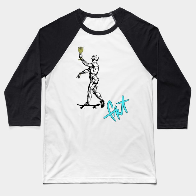 Raise yo glasses up!!! Baseball T-Shirt by HacknStack